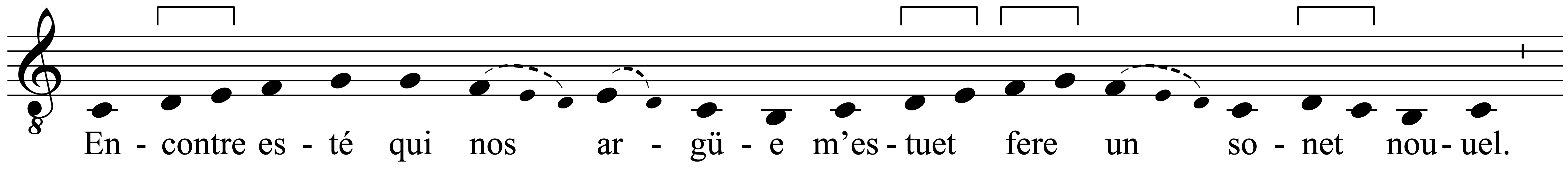 Work musical notation
